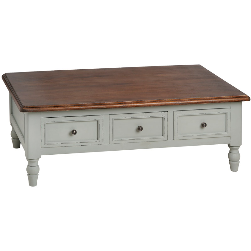 Portsmouth Range Grey Six Drawer Coffee Table Melody Maison®