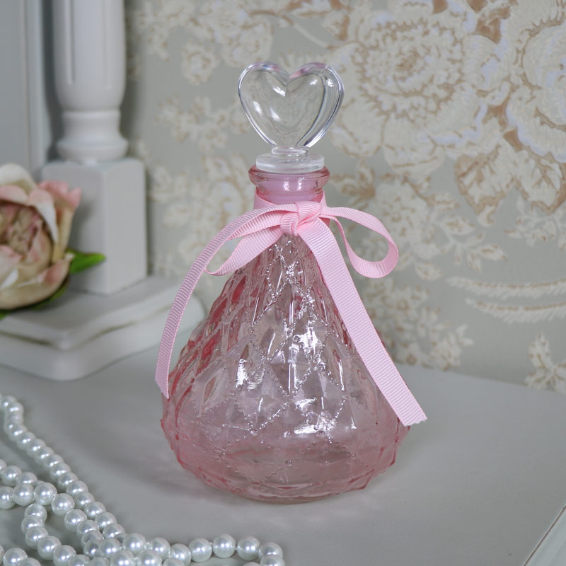 Decorative Pink Glass Perfume Bottle Melody Maison®