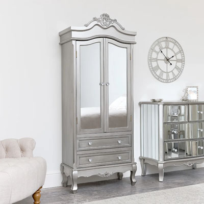 Mirrored Furniture For Bedroom Living, Wood And Mirrored Bedroom Furniture