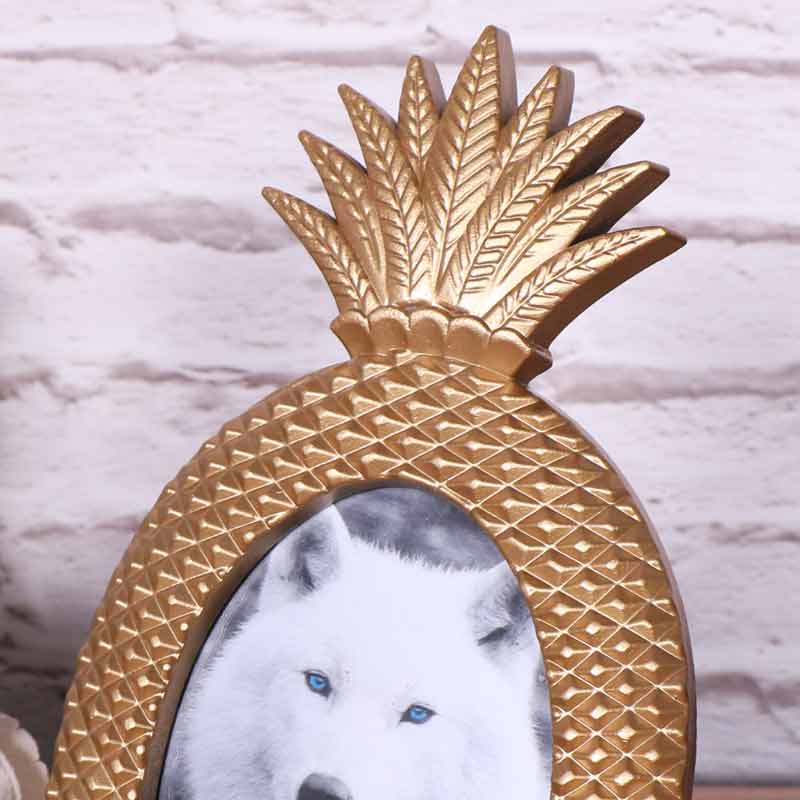 Antique Gold Pineapple Photograph Frame