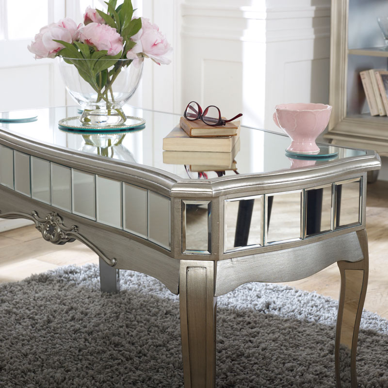 Silver Coffee Table The Range : Valencia Mirrored Coffee Table With