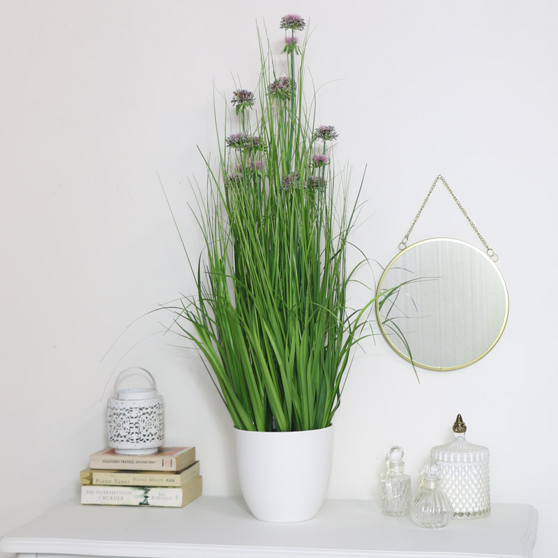 Artificial Purple Allium Grass