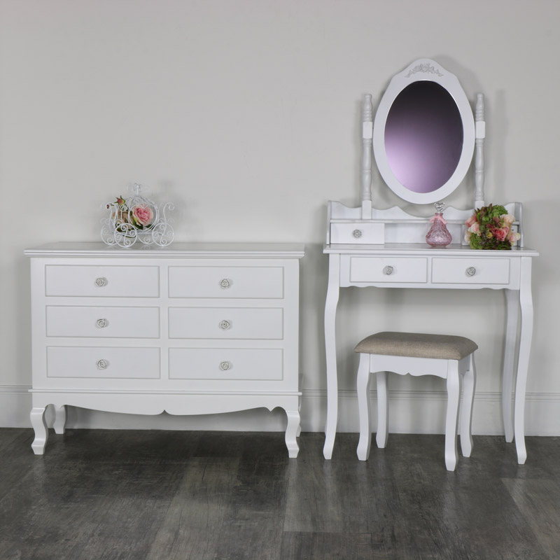 Dressing Table Set And Chest Lila Range Melody Maison