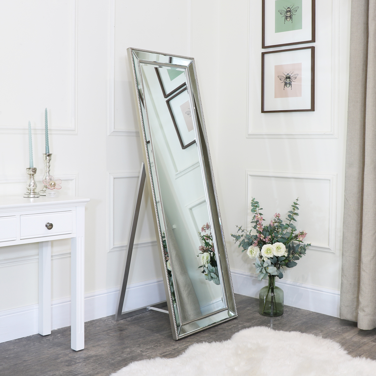 Beaded Bevelled Full Length Mirror Mirror Ideas