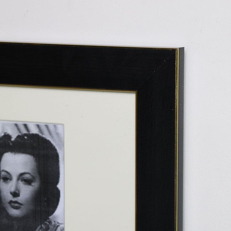 Black & Gold Triple Photo Frame