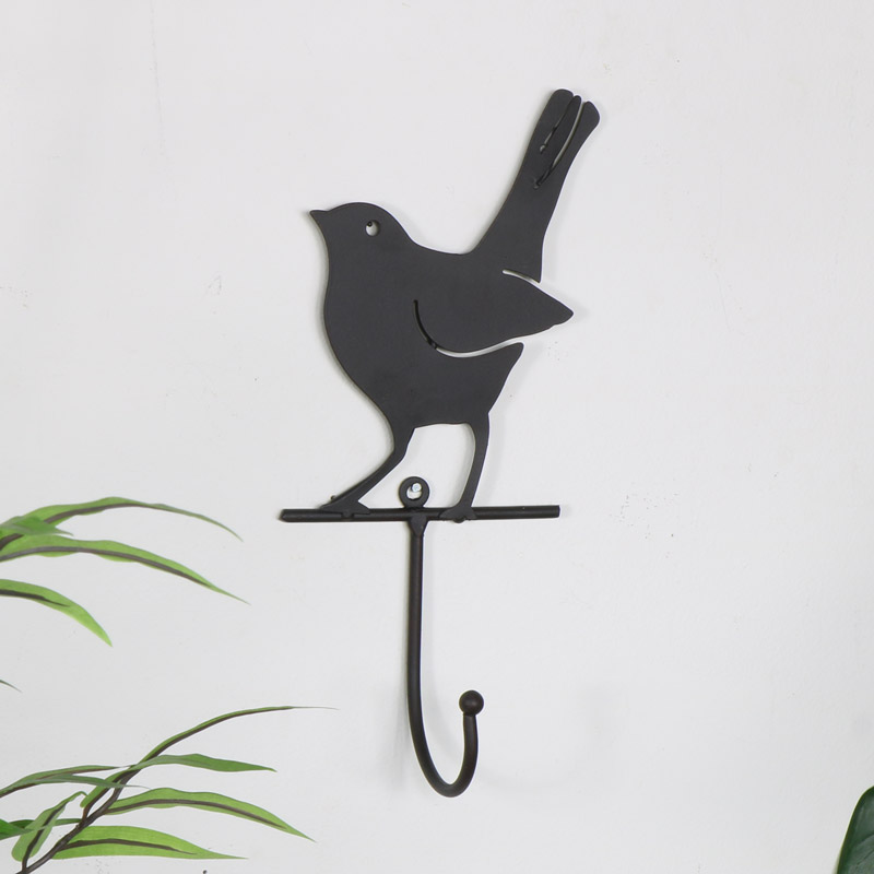 Blackbird Single Metal Coat Hook
