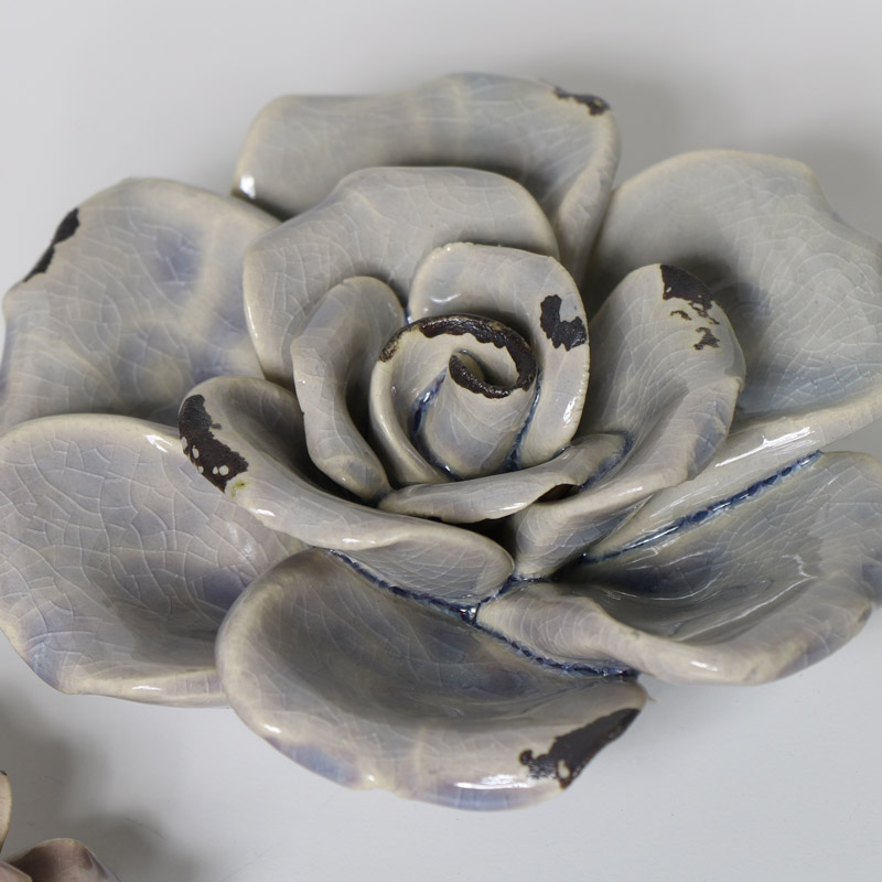 Ceramic Rose Ornament