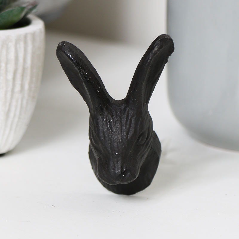 Brown Rabbit Head Drawer Knob