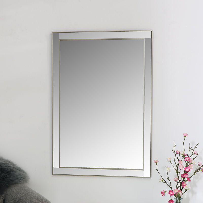 Mirrored frame Wall Mirror 