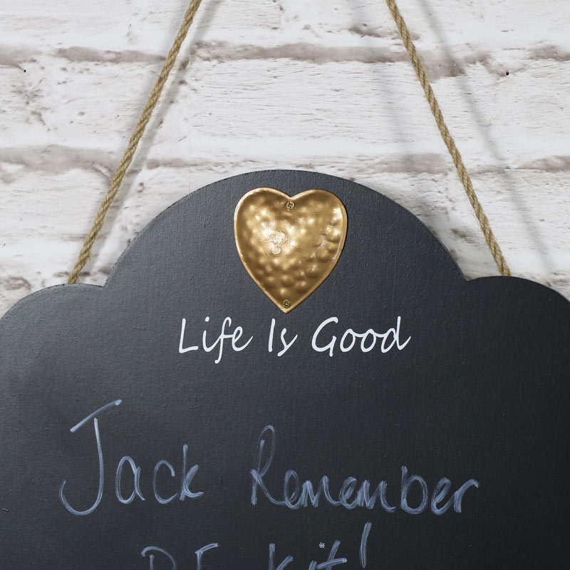 Copper Heart Chalk Board