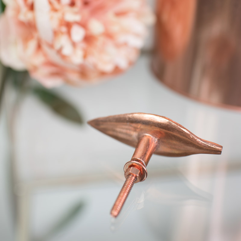 Copper Leaf Drawer Knob