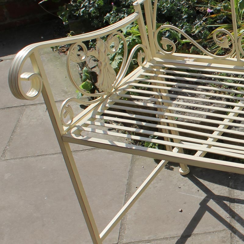 Cream Garden Bench - Melody Maison®