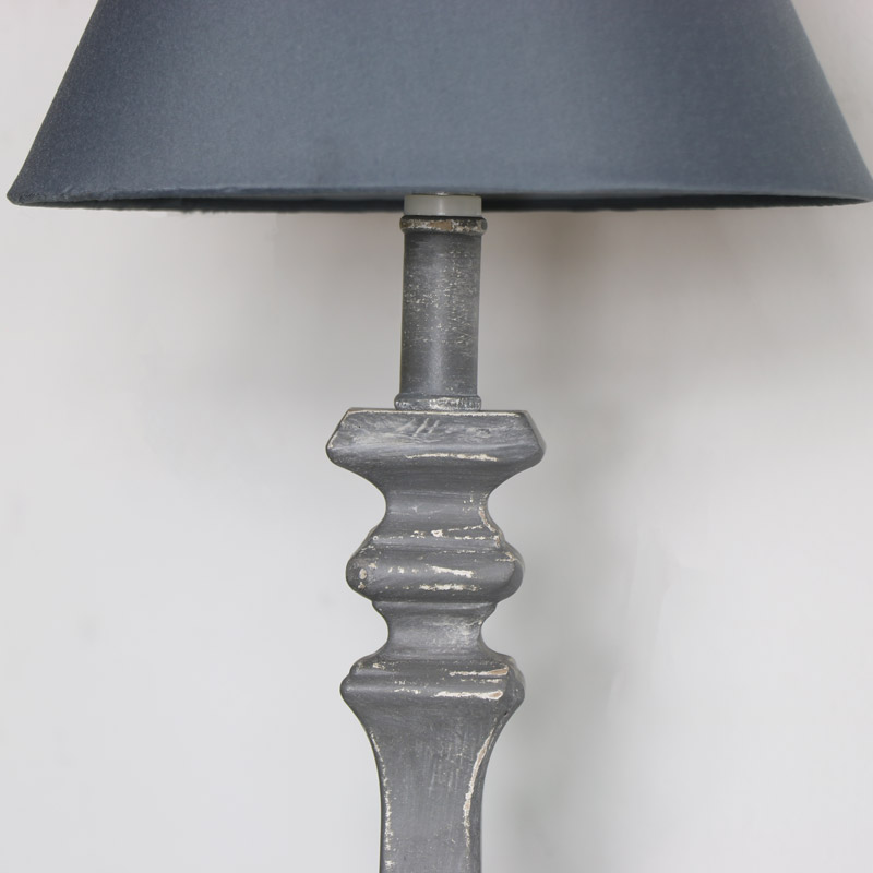 Curved Table Lamp - Grey