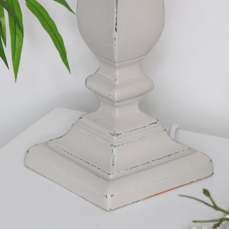 Curved Table Lamp - Stone Grey