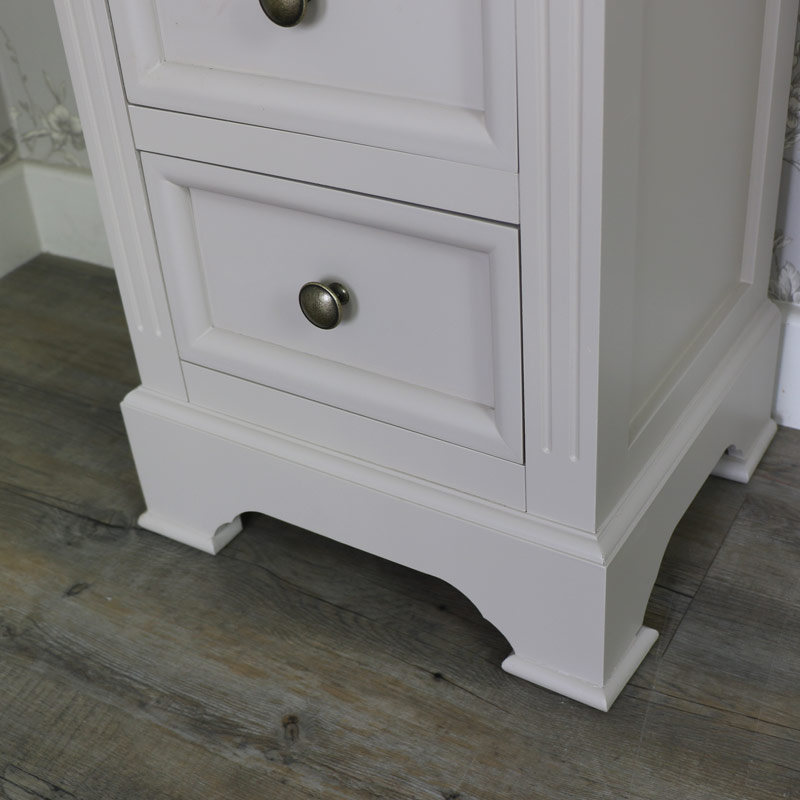 Daventry Range - Grey 2 Drawer Bedside Table