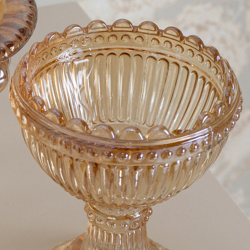 Decorative Ombre Glass Display Bowl