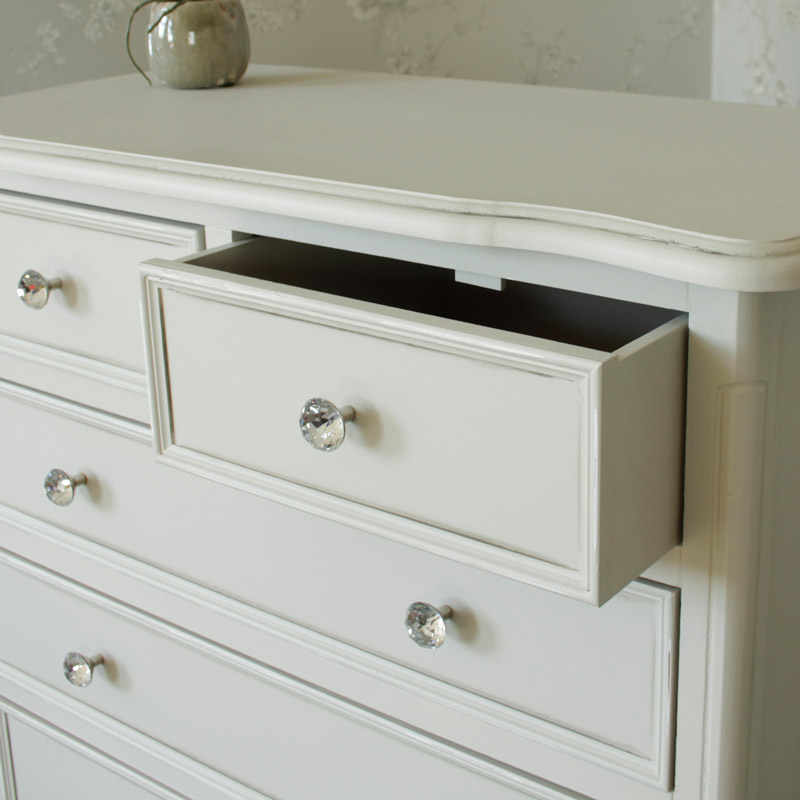 Elise Grey  Range - 5 Drawer Chest