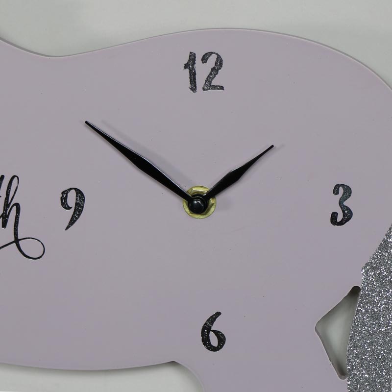 'Fill your dreams with sparkle' Unicorn Wall Clock