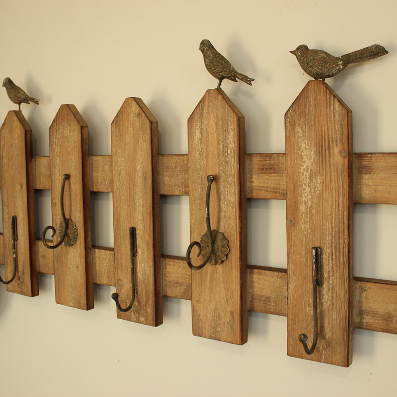 Garden Fence Style Wall Hooks