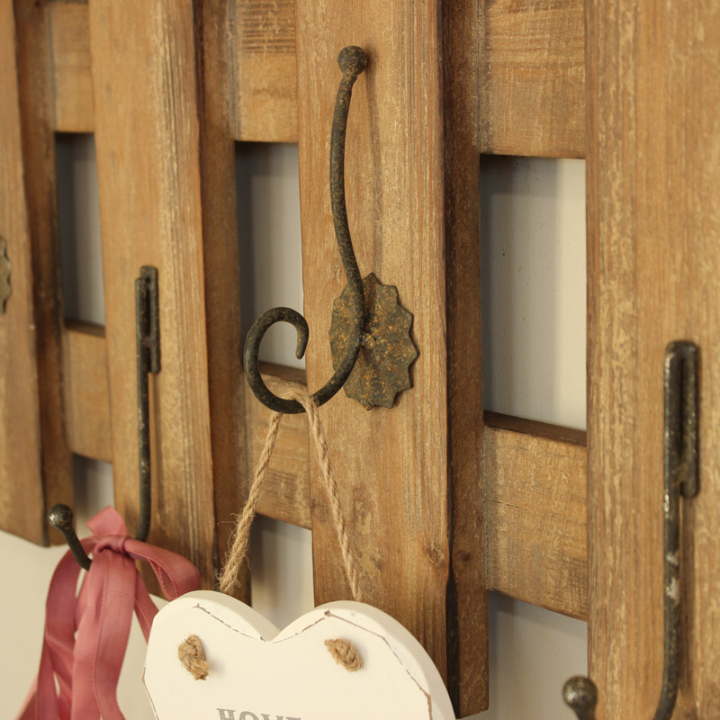 Garden Fence Style Wall Hooks