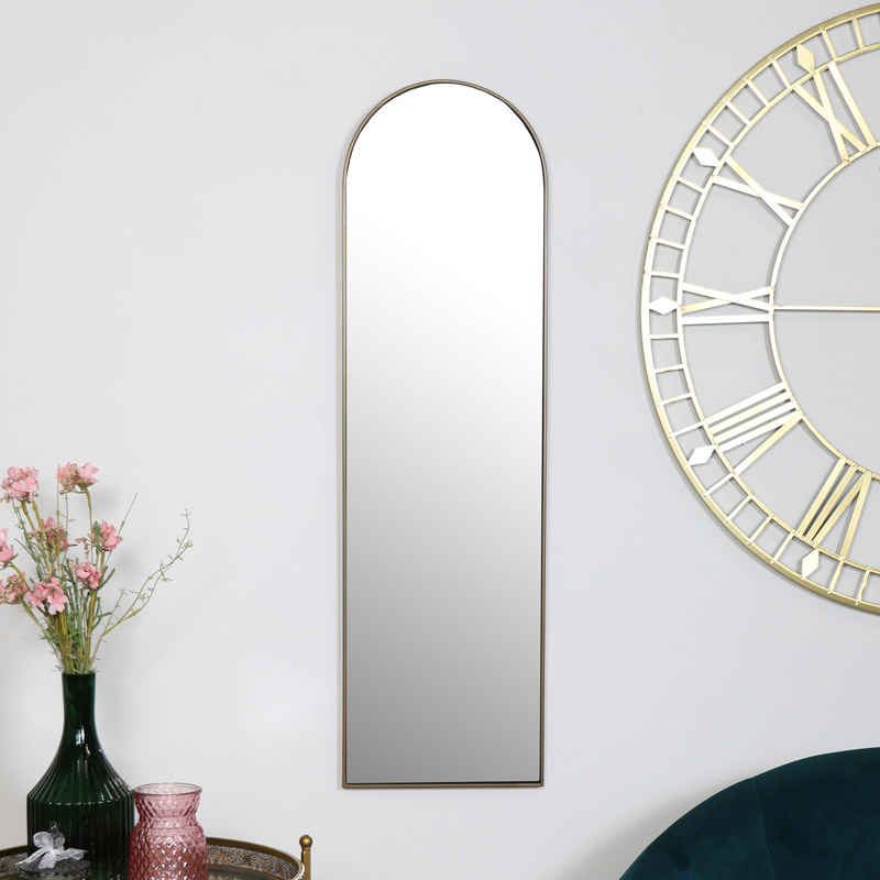 Gold Arch Wall Mirror, How To Make An Arched Mirror