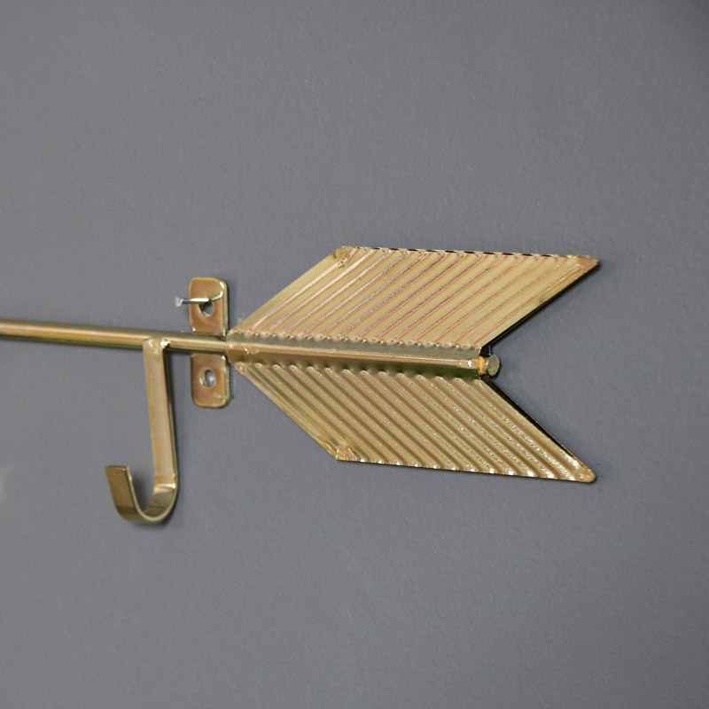 Gold Arrow Key Wall Hooks