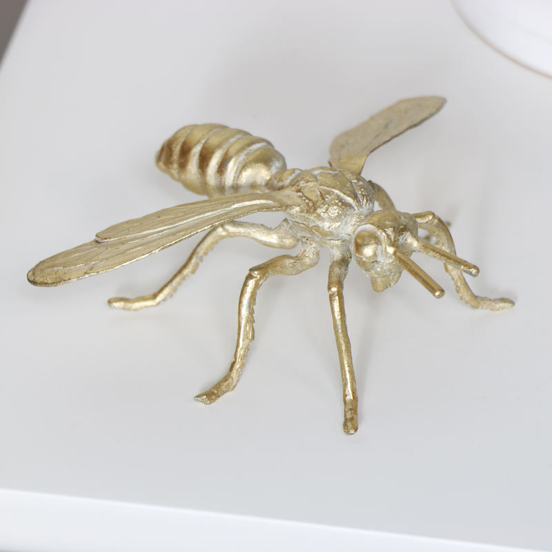 Gold Queen Bee Figurine