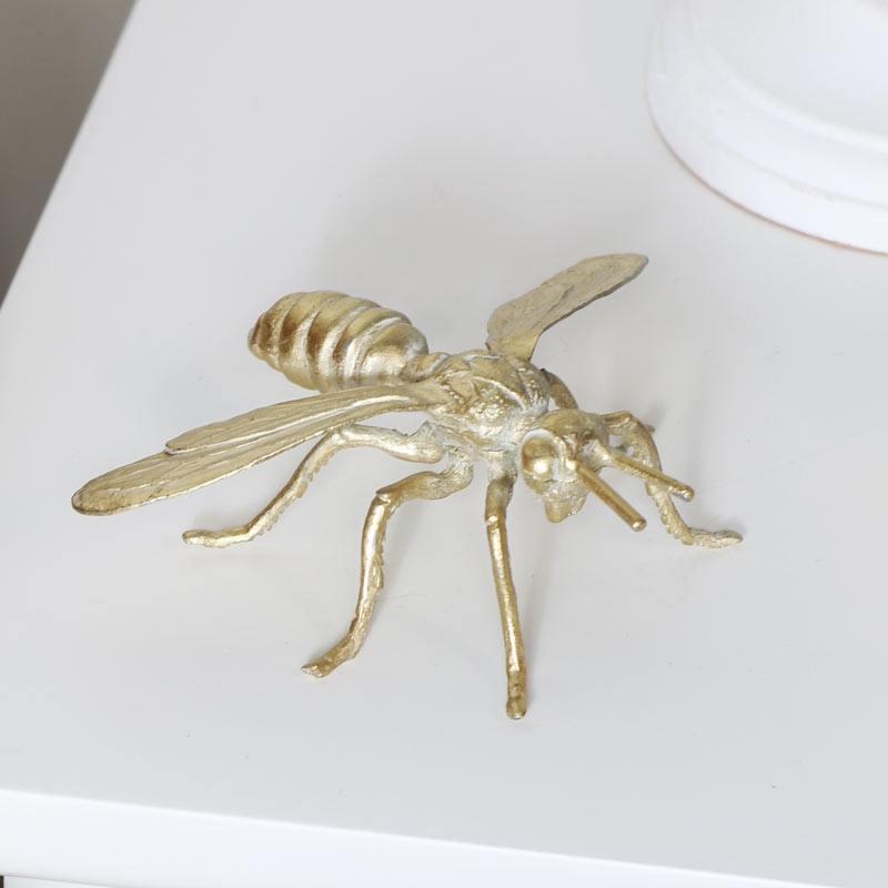 Gold Queen Bee Figurine