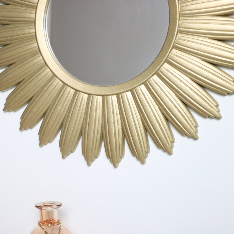 Gold Sunburst Mirror 