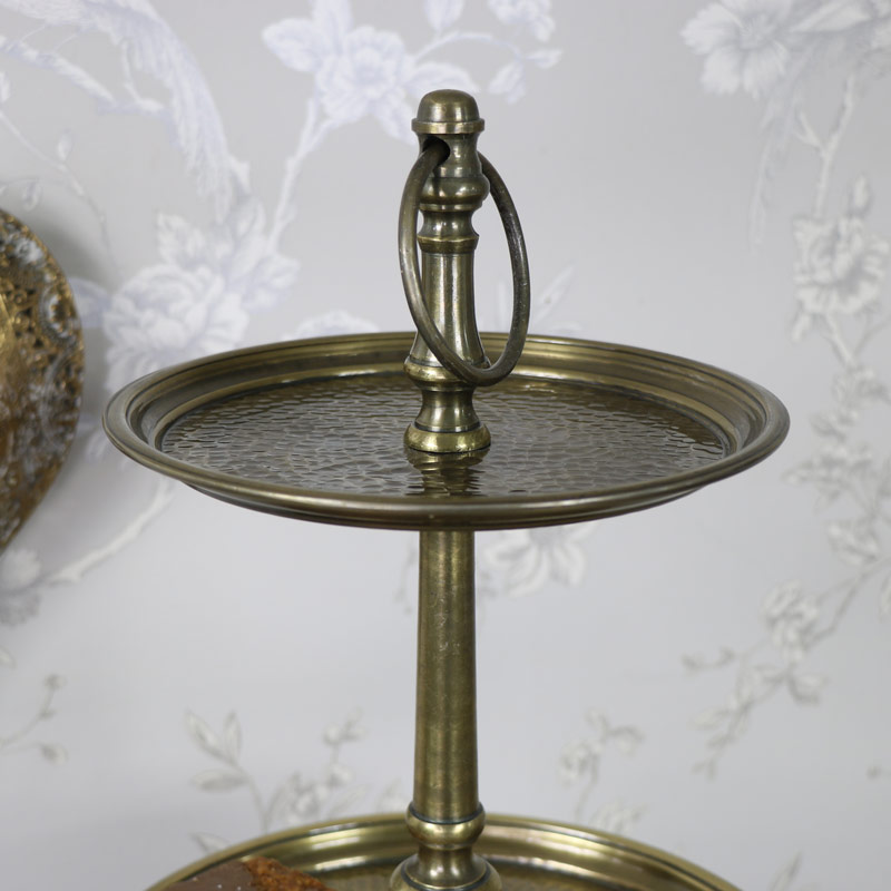 Gold Three Tier Cake Stand