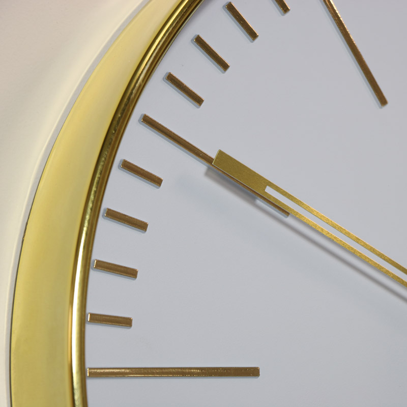 Gold Wall Clock