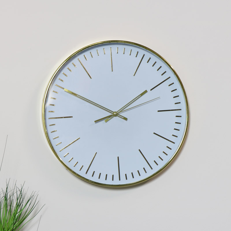 Gold Wall Clock