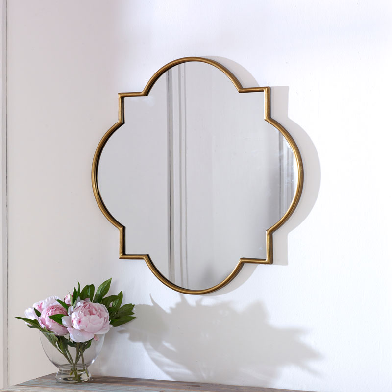 Gold Wall Mirror 90cm X, Accent Wall Mirrors Uk