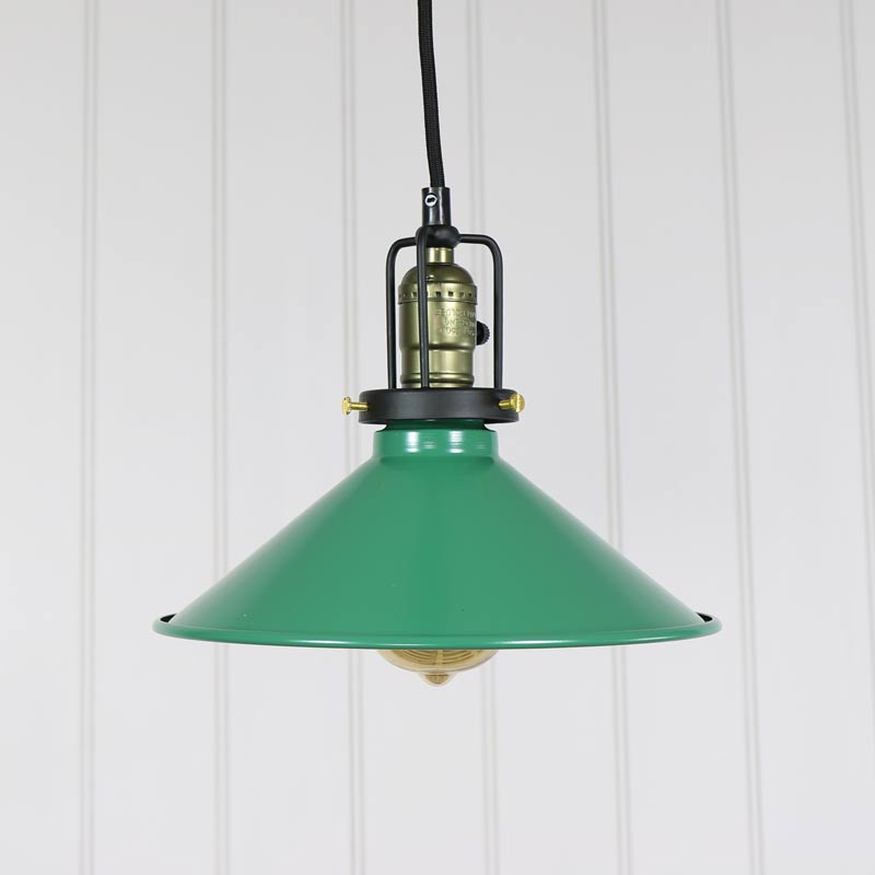 Green Loft Style Pendant Ceiling Light