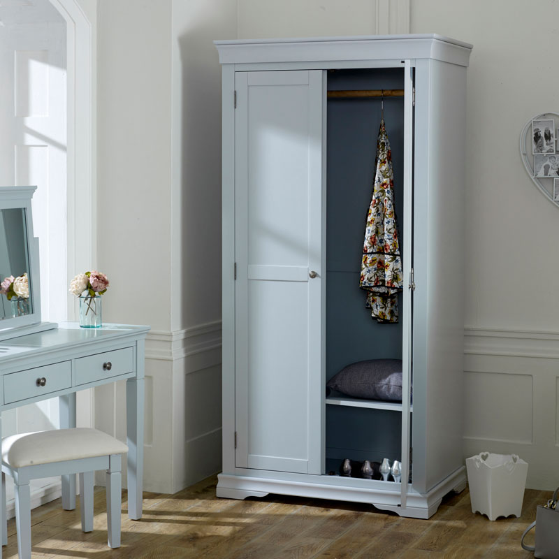 Grey 2 Door Wardrobe Newbury Grey Range Melody Maison