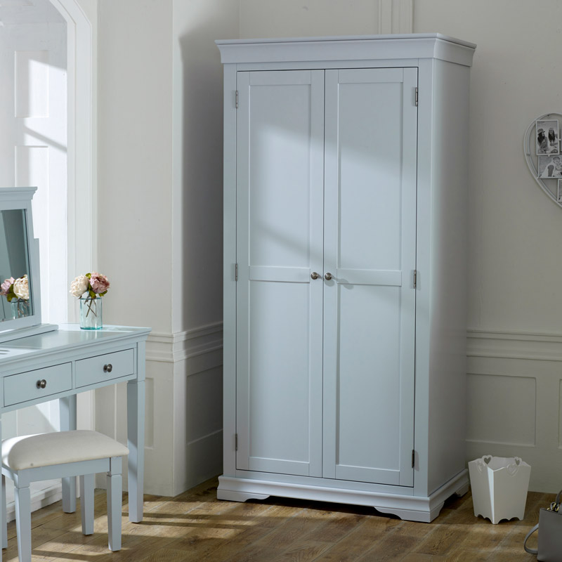 Grey 2 Door Wardrobe Newbury Grey Range