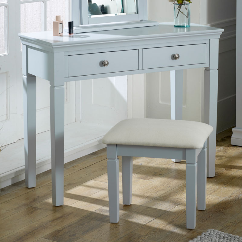 grey wood dressing table