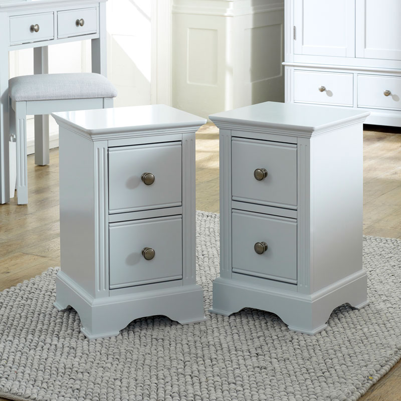 Grey Bedroom Furniture Double Wardrobe Chest Of Drawers Bedside Table Davenport Grey Range