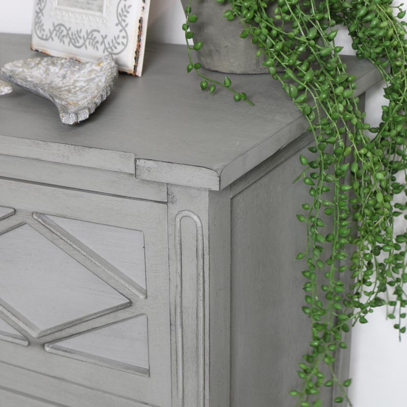 Grey Chest of Drawers - Venice Range