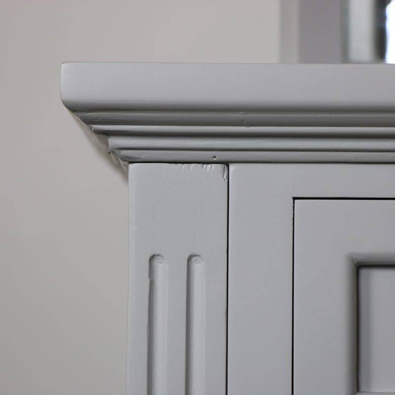 Grey Console/Dressing Table - Daventry Dove-Grey Range SECONDS ITEM