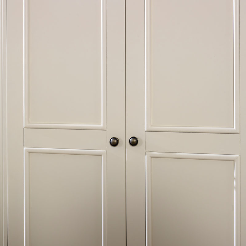 Grey Linen Closet / Low Wardrobe - Daventry Taupe-Grey Range