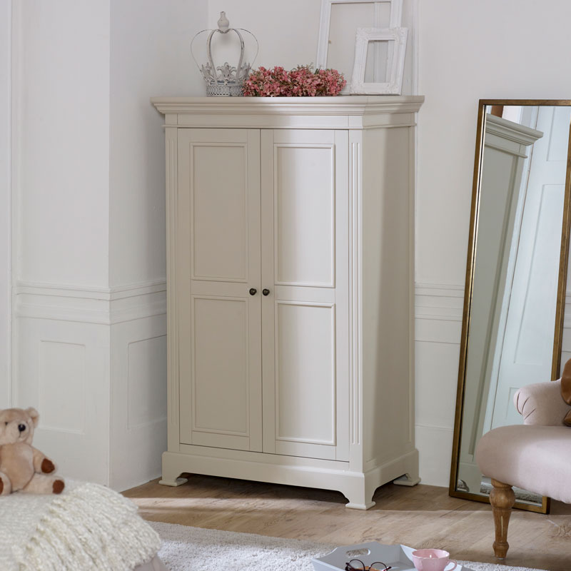 Grey Linen Closet / Low Wardrobe - Daventry Taupe-Grey Range