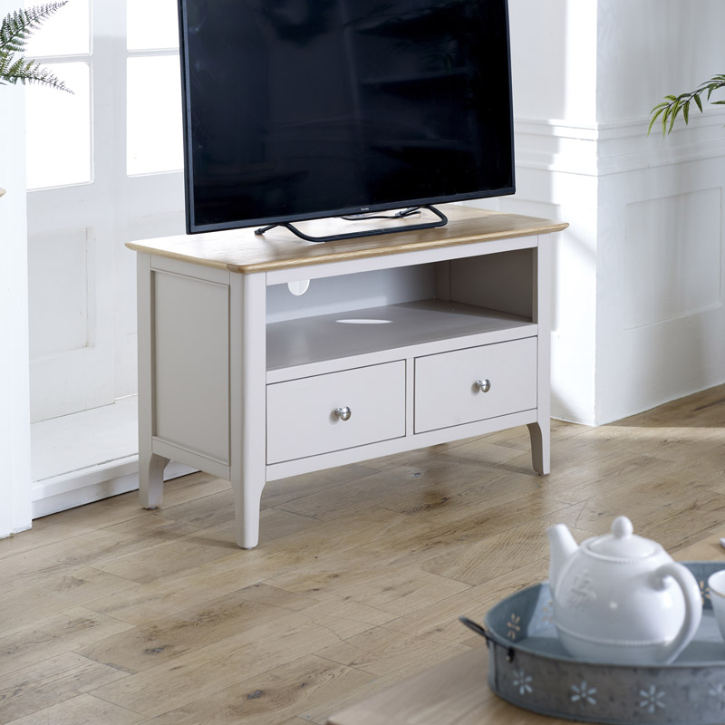 Grey Living Room Furniture, TV Cabinet, Sideboard, Coffee Table, Lamp Table, Nested Tables - Devon Range