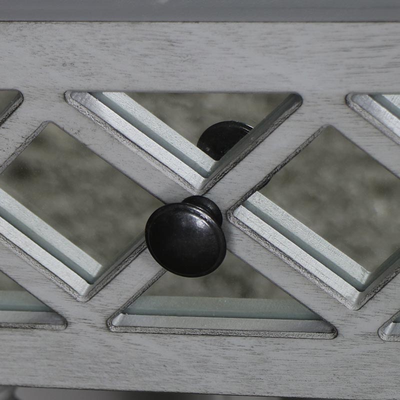 Vienna single door mirrored cabinet