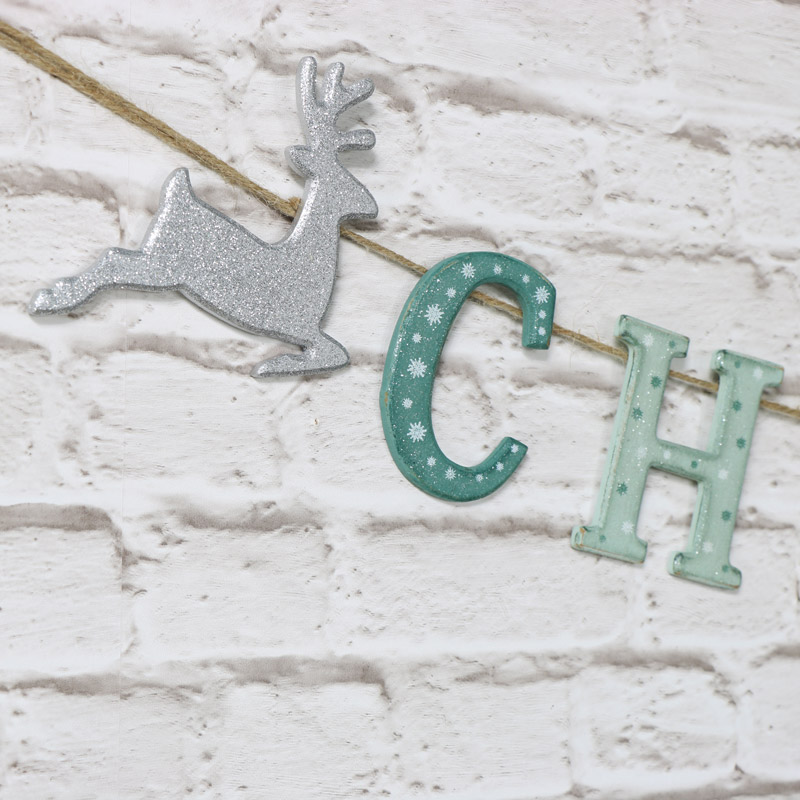 Hanging Christmas Letters Garland 
