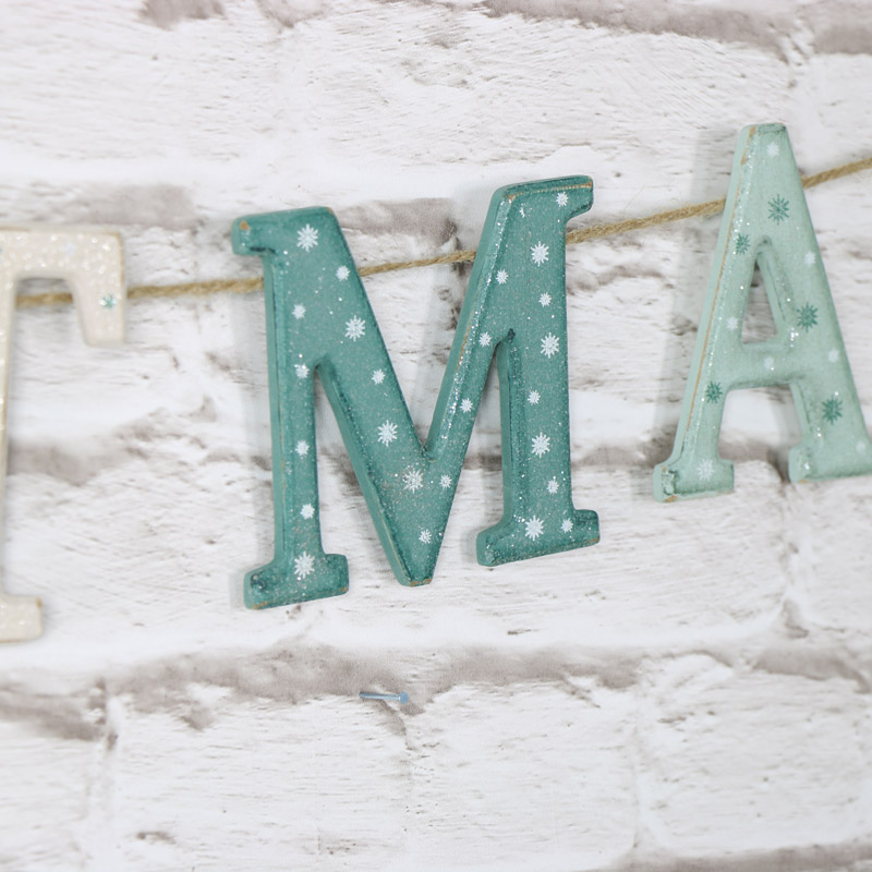 Hanging Christmas Letters Garland 