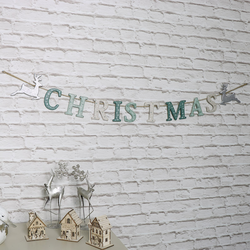 Hanging Christmas Letters Garland 