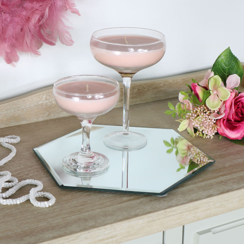 Hexagonal Table Top Mirror Melody Maison