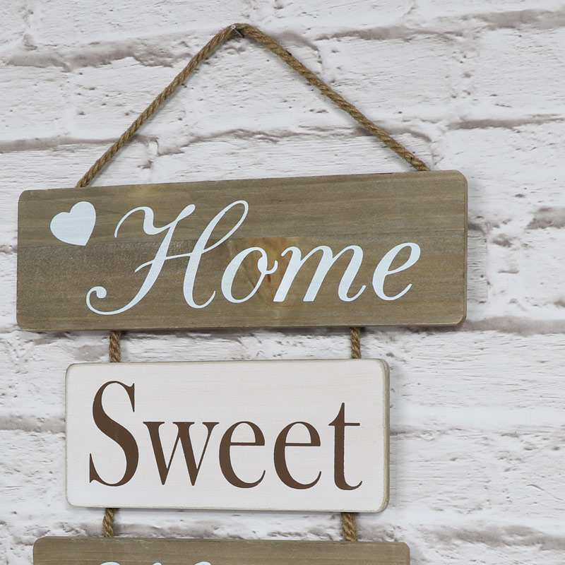 'Home Sweet Home' Hanging Wall Plaque