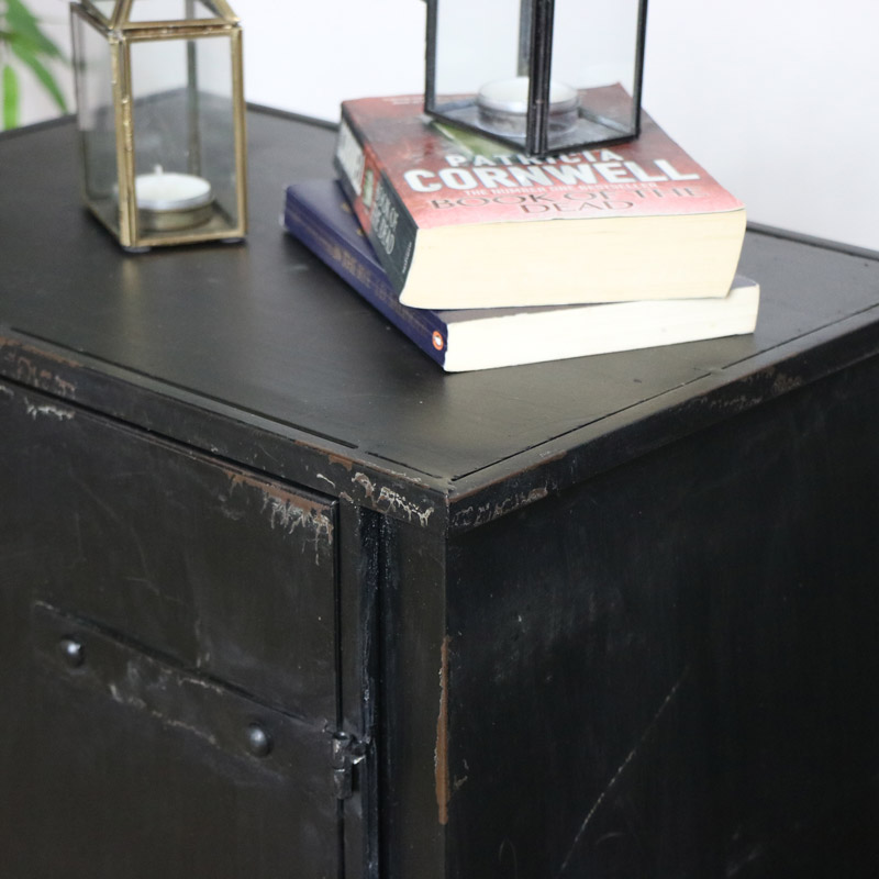 Industrial Metal Bedside Unit